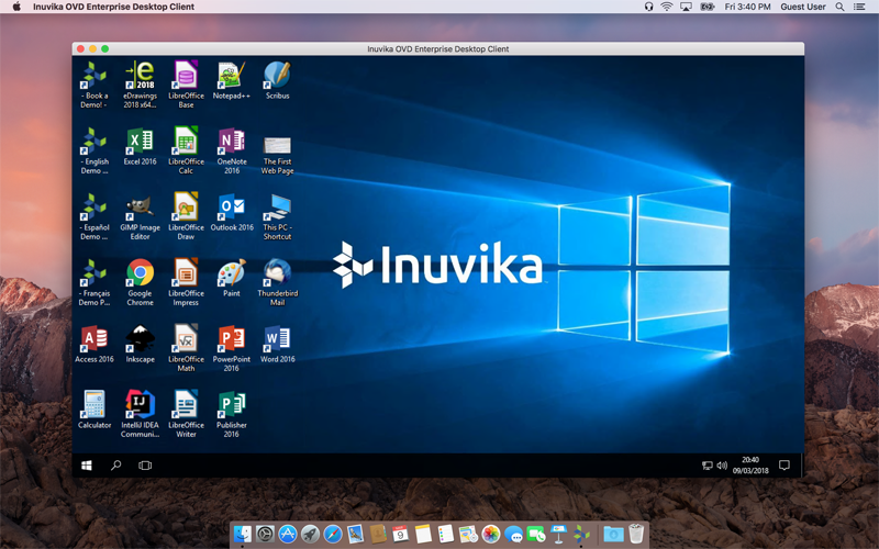 Inuvika Enteprise Client macOS